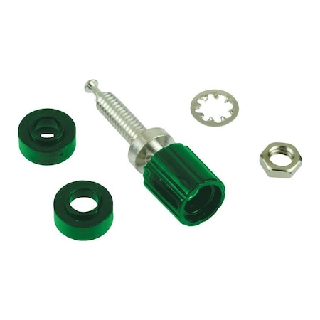 Pomona Electronics FLUKE BINDING POST, BRASS , 832, POLYCA, GRN 903497 2439-5